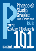 Custom and Network 101 font
