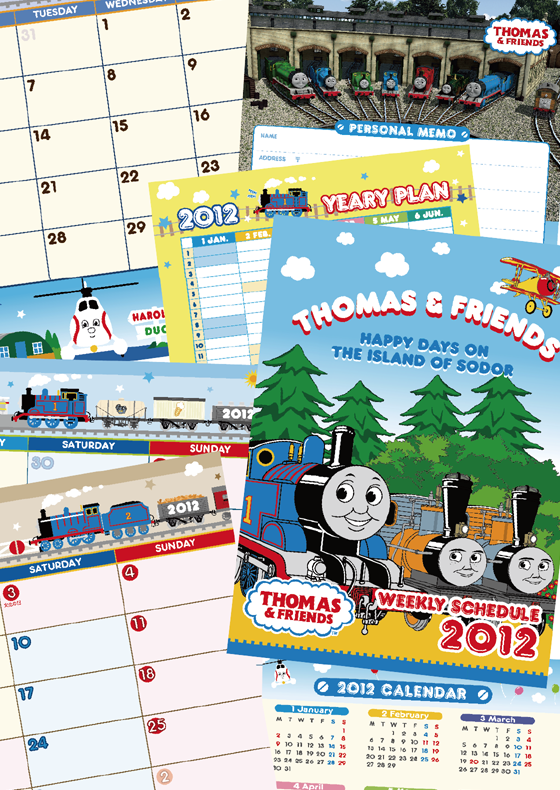 Thomas Schedule Book Monthly 2012
