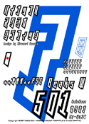 Beaks W 501 katakana font