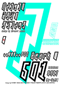 Beark W 501 katakana font