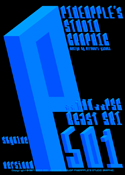 Beast SRI skyblue 501 font