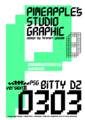 BiTTY D2 0303 font