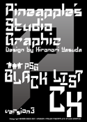 BlackList CX font