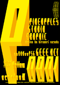 GEEE HCT color font Yellow 0801 font