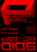 GEEG HCT color font Red 0106 font