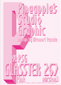 Glasster 267 Pink font