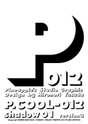 P.Cool-012_shadow01 font