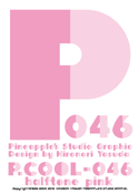 P.Cool-046_halftone_pink font
