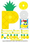 P.Cool-100 pineapple font