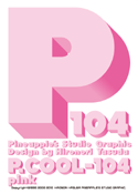 P.Cool-104 pink font