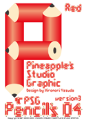 Pencil's 04 Red font