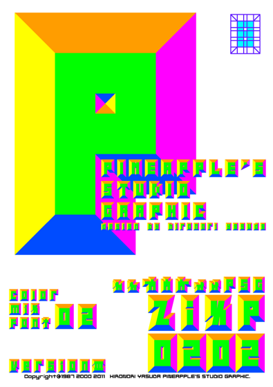ZixP Color Mix Font 02 0202 Font