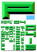 ZixP Color Font 04 0412 font