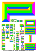 ZixP Color Mix Font 02 0512 font