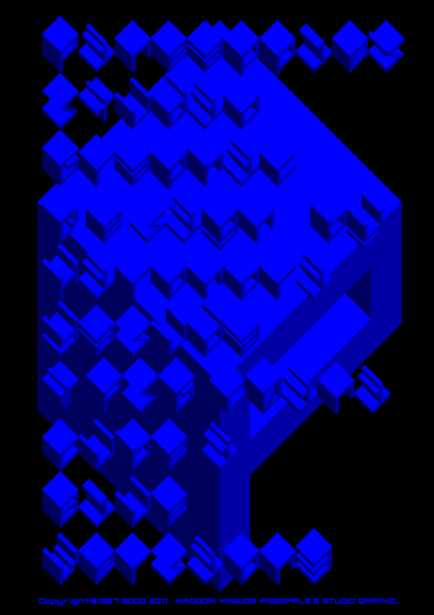 c01ni cube1 Blue Font
