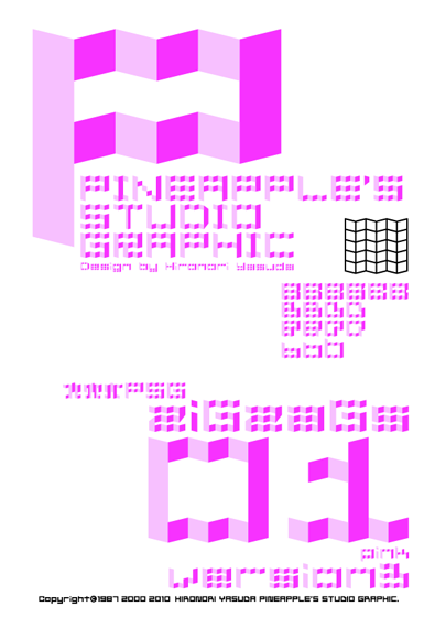 ziGzaGs 01 pink Font