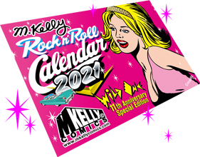 M. Kelly Rock'n Roll Calendar 2021