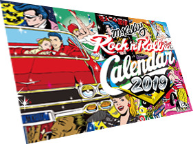 M. Kelly Rock'n Roll Calendar 2019