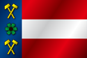Flag of Albrechtice Karvina District