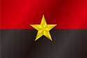 Flag of People's Movement for the Liberation of Angola (MPLA)