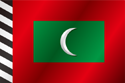 Flag of Maldives (1953-1965)