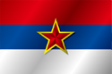 Flag of Montenegro (1946-1992)