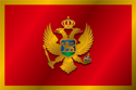 Flag of Montenegro (variant 1)