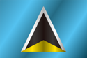 Flag of Saint Lucia (1967-1979)