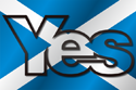 Flag of Scotland Independence 2014 Yes