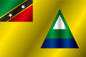 Flag of Nevis Gracing Residence