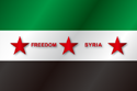 Flag of Syria (2012) freedom 2